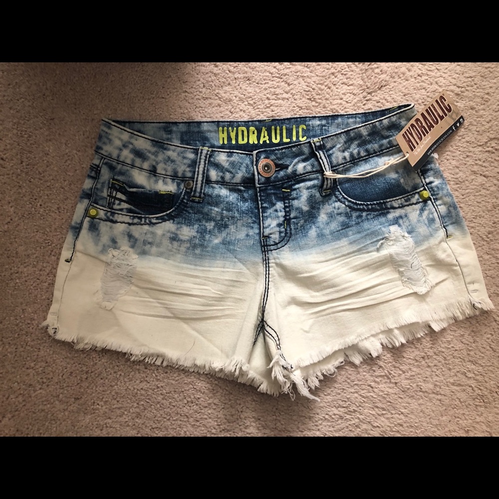Hydraulic Jean Shorts size 9/10 NWOT